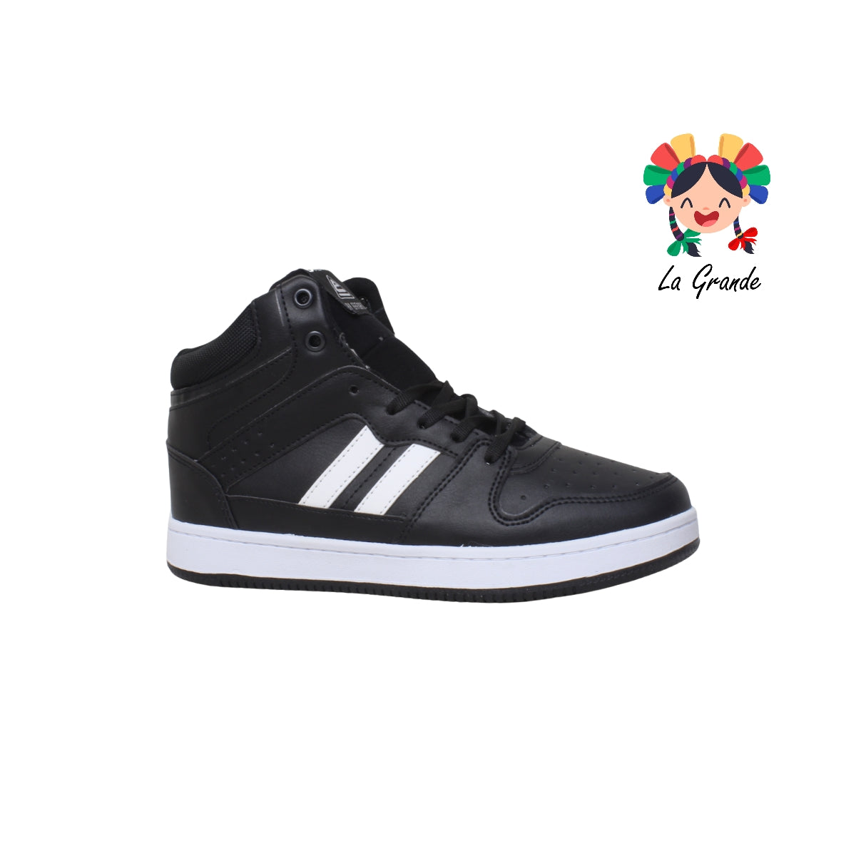 014 EFFORT Negro Blanco Sint Tenis Urban Bota para Caballero