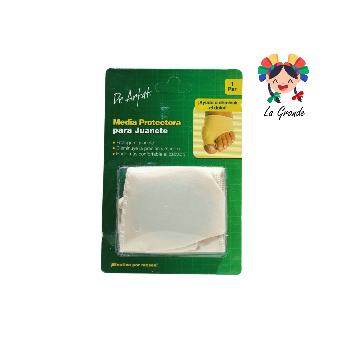 Media Protectora para Juanetes con Silicón de Gel