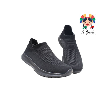 001 CHARLY Negro Tenis Deportivo Original para Caballero