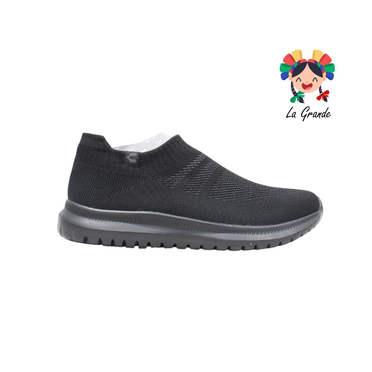 001 CHARLY Negro Tenis Deportivo Original para Caballero
