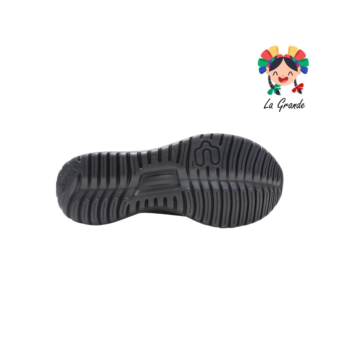 001 CHARLY Negro Tenis Deportivo Original para Caballero