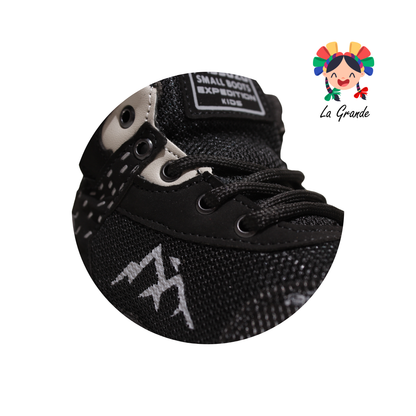 001 ISSUZU Negro Negro Bota de Montaña para Niño