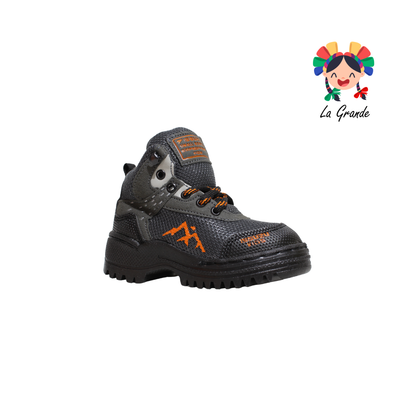 001 ISSUZU Oxford Naranja Bota de Montaña para Niño