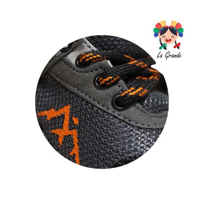 001 ISSUZU Oxford Naranja Bota de Montaña para Niño