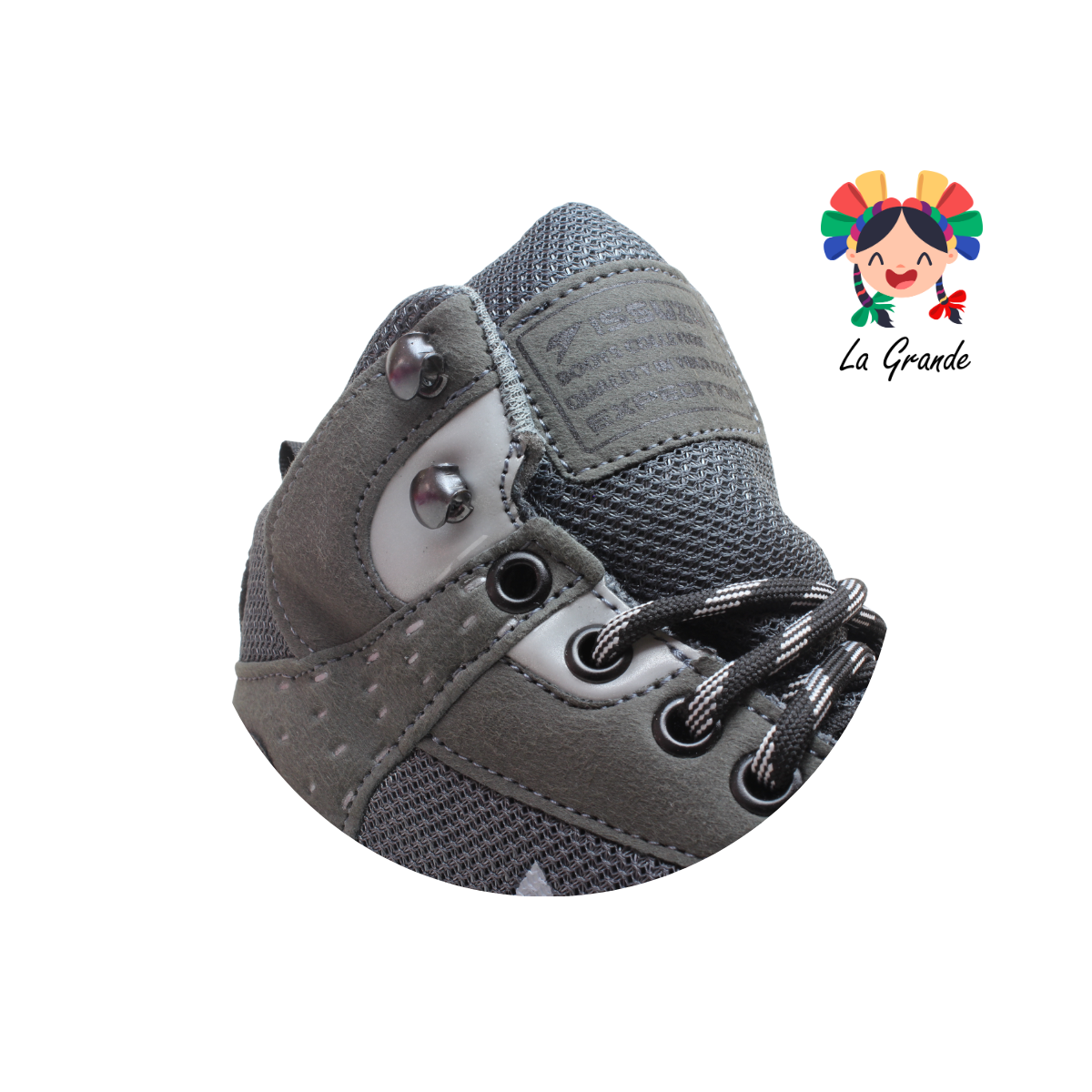 001 ISSUZU Oxford Negro Bota de Montaña para Niño y Jóven