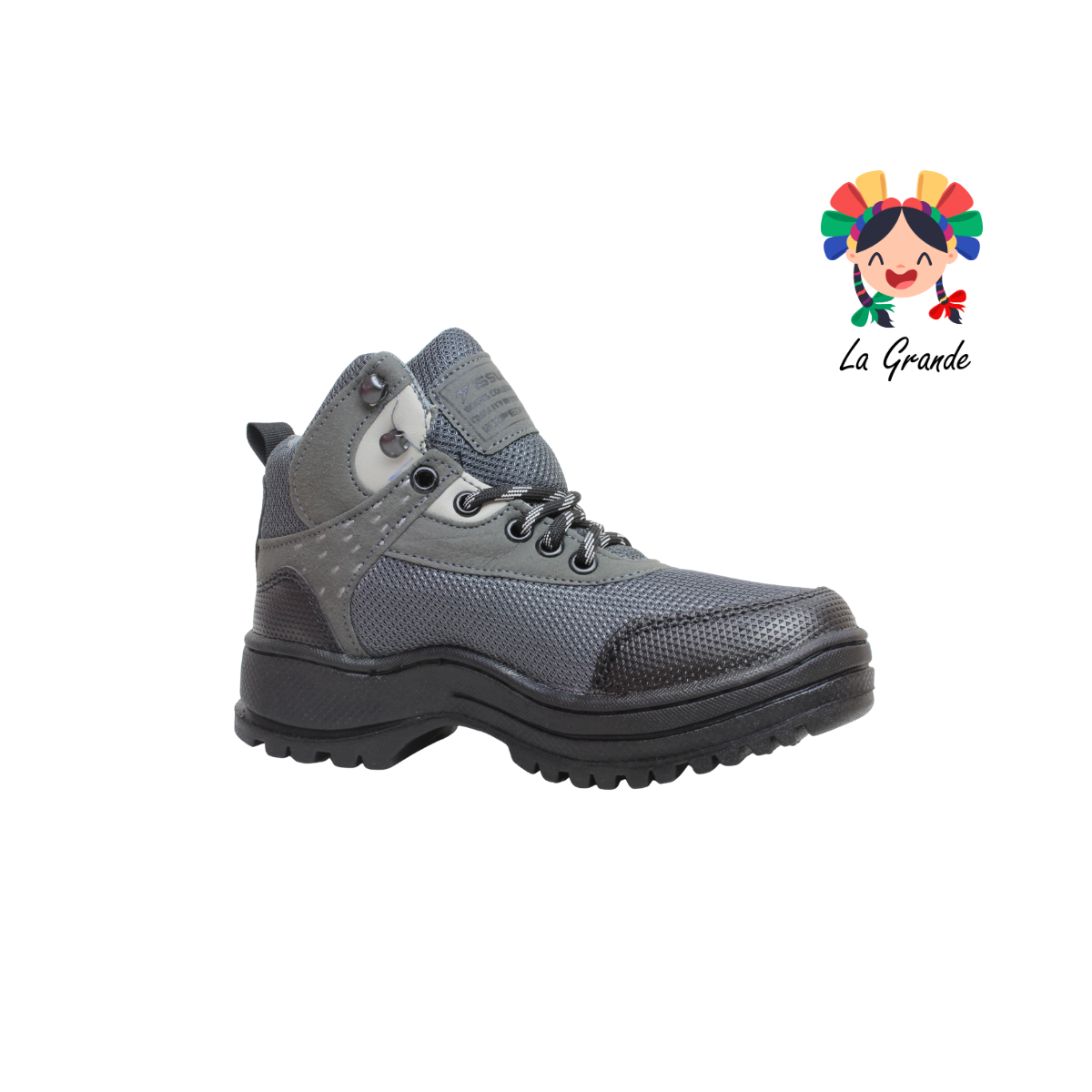 001 ISSUZU Oxford Negro Bota de Montaña para Niño y Jóven