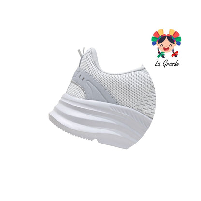 004 CHARLY Gris Tenis Deportivo Original para Dama y Joven