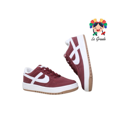 010358 PANAM Blanco Vino Tenis Casual para Dama y Joven