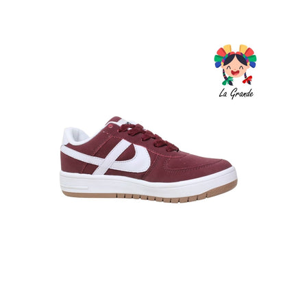 010358 PANAM Blanco Vino Tenis Casual para Dama y Joven