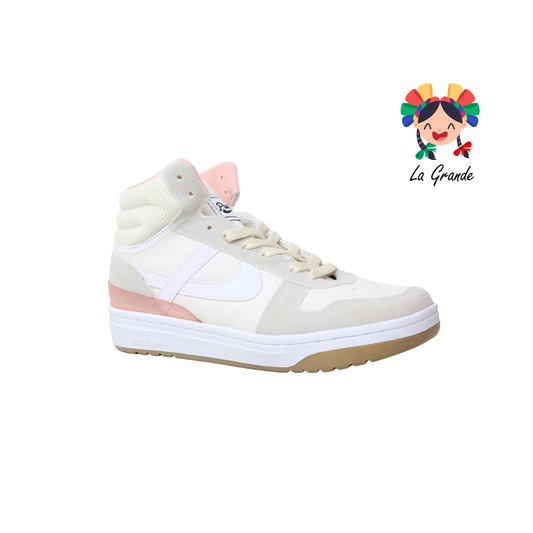 010761 PANAM Latte Rosa Tenis Casual Original para Dama