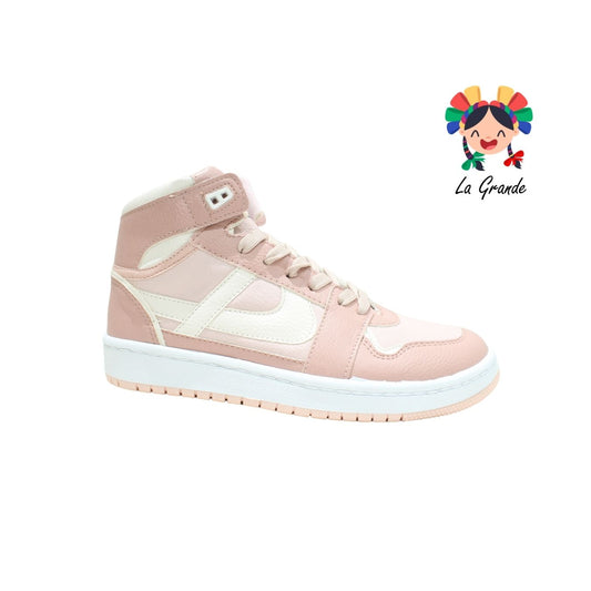 010812 PANAM Rosa Sint Tenis tipo Bota Urban para Dama Nacional Original