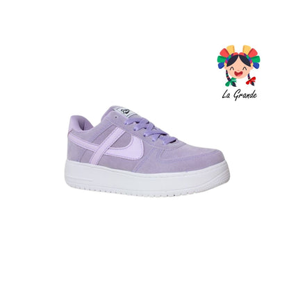 010861 PANAM Lila Napa Tenis Casual para Dama