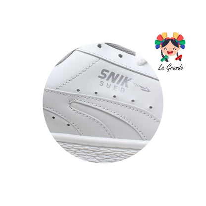 010 SNIK Blanco Blanco Tenis Casual para Caballero