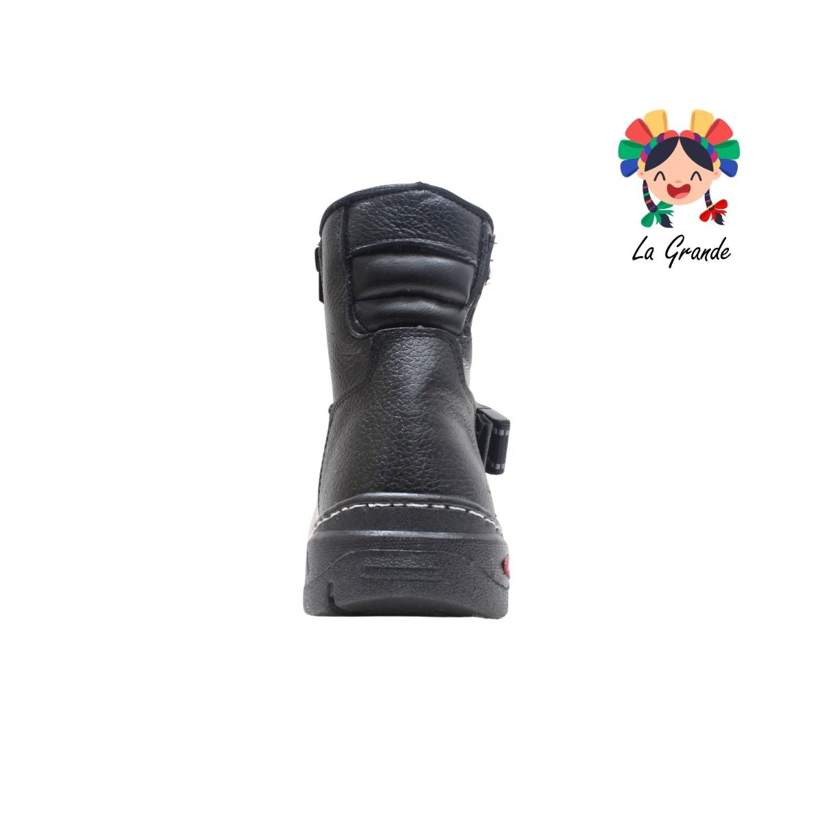 0110 CLIFF Negro Piel Bota tipo Motociclista para Caballero