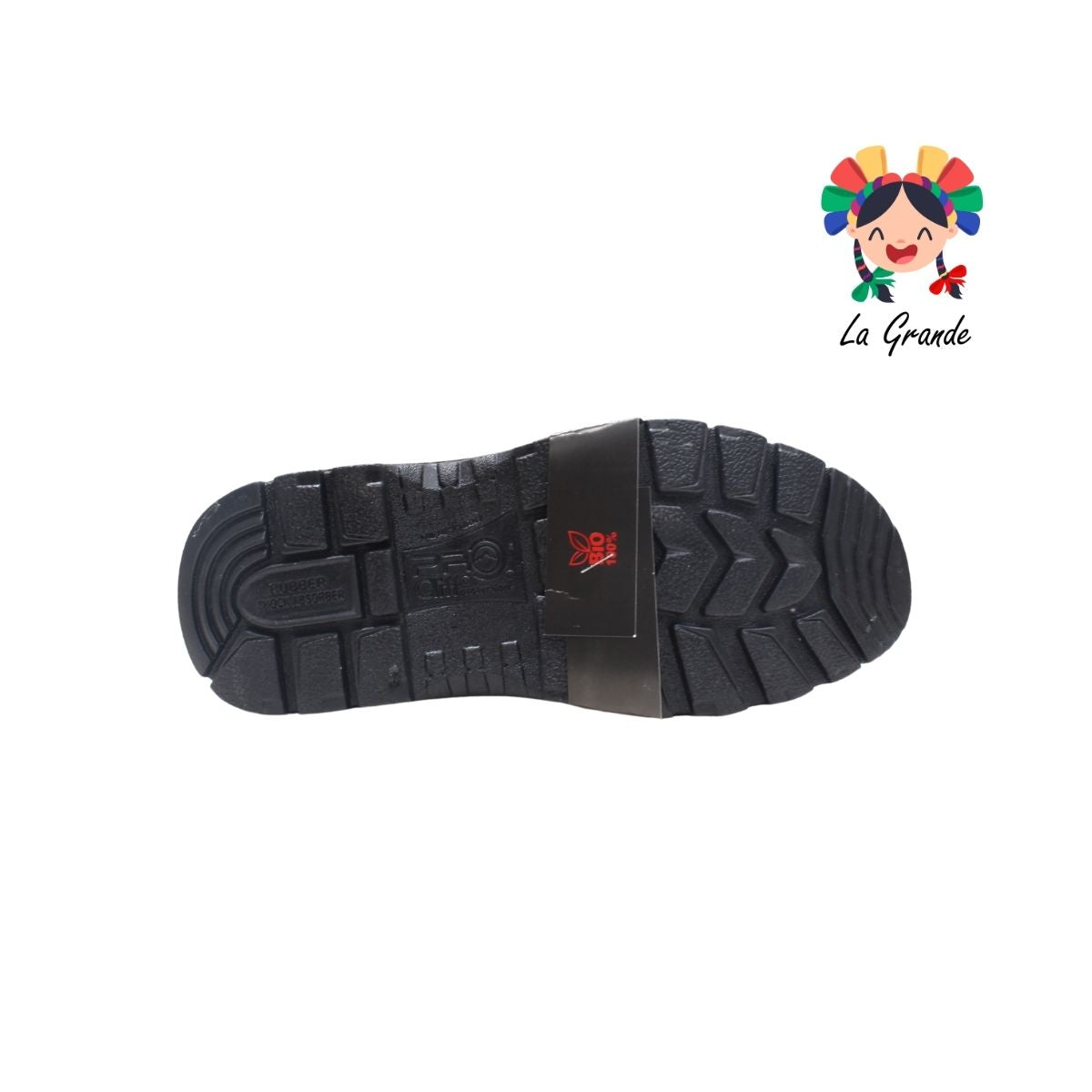 0110 CLIFF Negro Piel Bota tipo Motociclista para Caballero