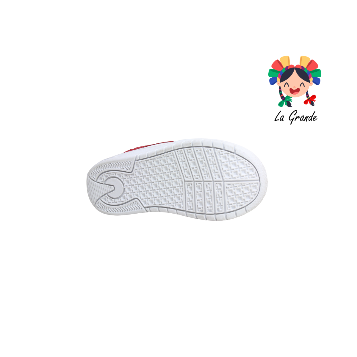 011514 PANAM Bco Azul Rojo Napa Tenis Escolar Urbano para Niña y Niño Original