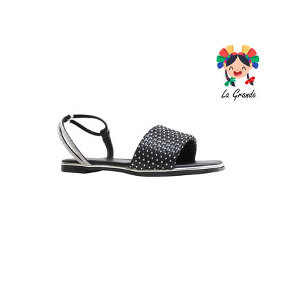 0124 WILDCAT Negro Napa Sandalia Casual para Dama