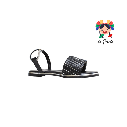 0124 WILDCAT Negro Napa Sandalia Casual para Dama
