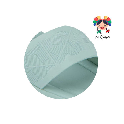 0134 SHOSH Menta Sint Sandalia Casual de Válvula para Dama