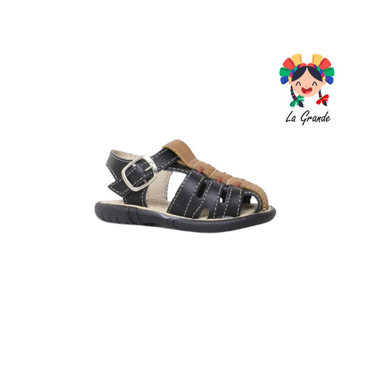016 MEZITAZ Negro Huarache para Bebé