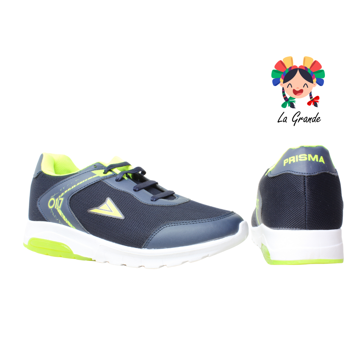 017 PRISMA Mno Ama Neon Tenis Deportivo para Caballero