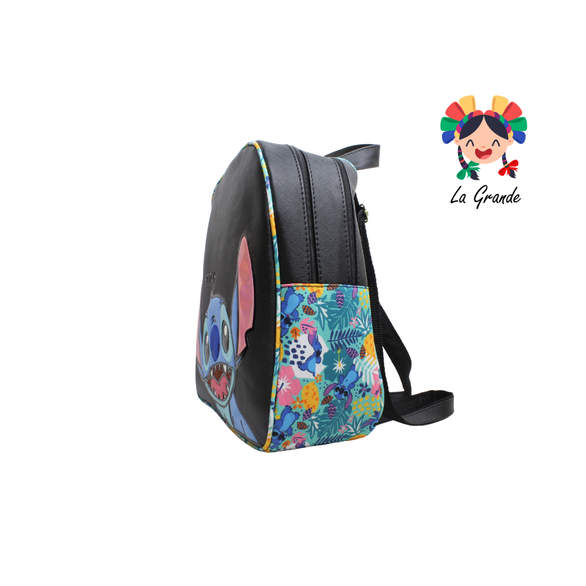 017 STICH LUCCIANA Mochila Negro Azul Casual para Dama