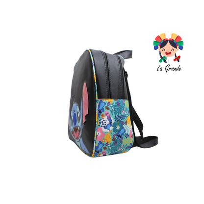 017 STICH LUCCIANA Mochila Negro Azul Casual para Dama