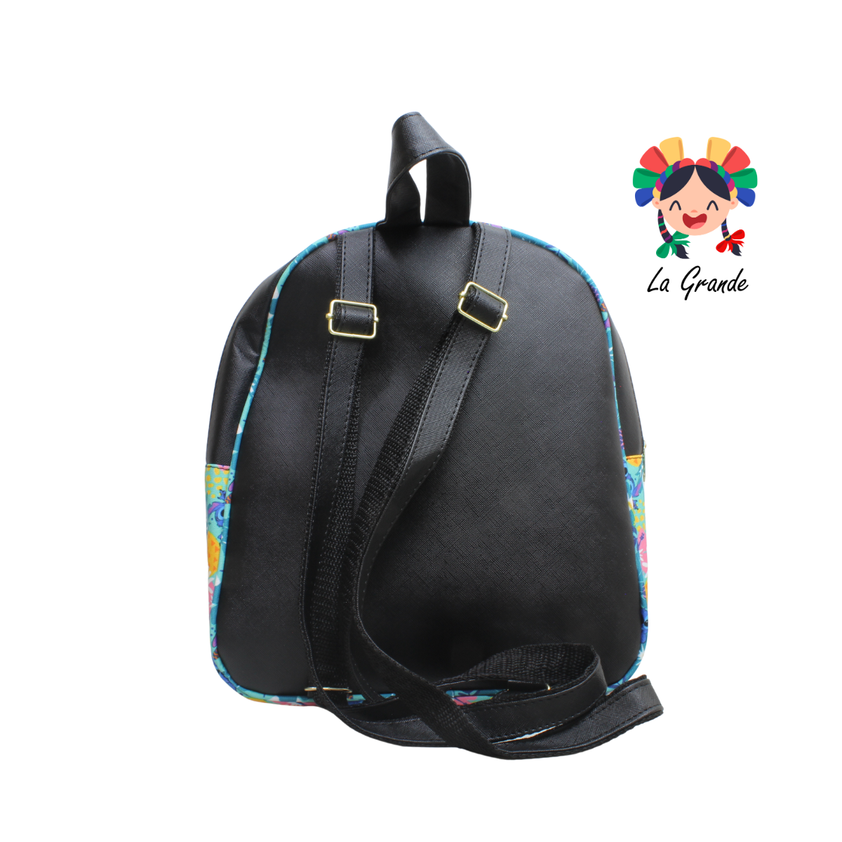 017 STICH LUCCIANA Mochila Negro Azul Casual para Dama