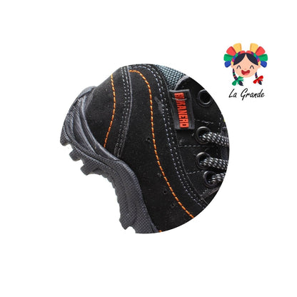 01 BUKANERO Negro Durazno Bota de Montaña para Bebé