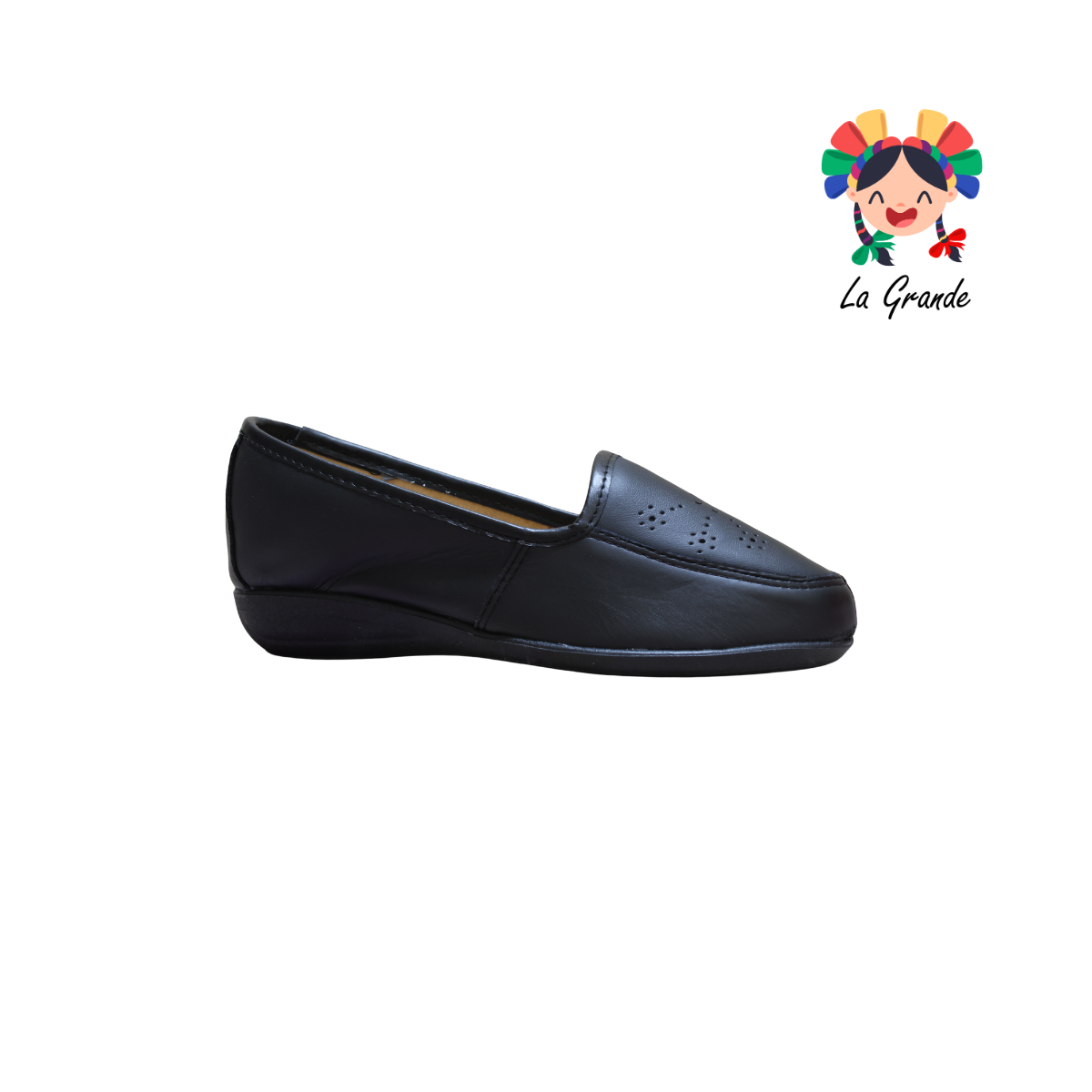 023 PATSSY Negro Piel Zapato Casual para Dama