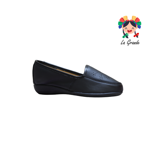 023 PATSSY Negro Piel Zapato Casual para Dama