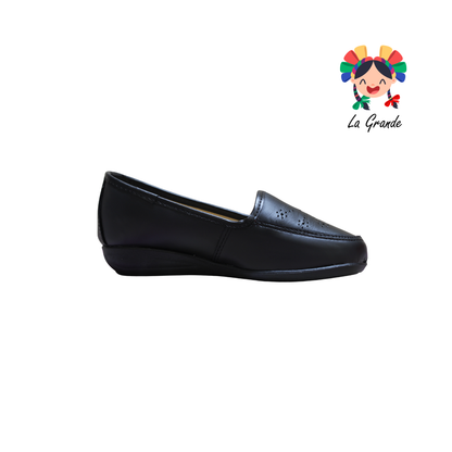 023 PATSSY Negro Piel Zapato Casual para Dama