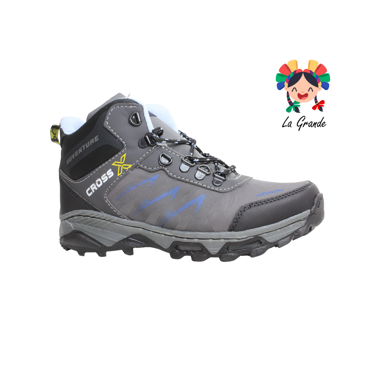 026 CROSS X Negro Oxford Bota de Montaña para Caballero