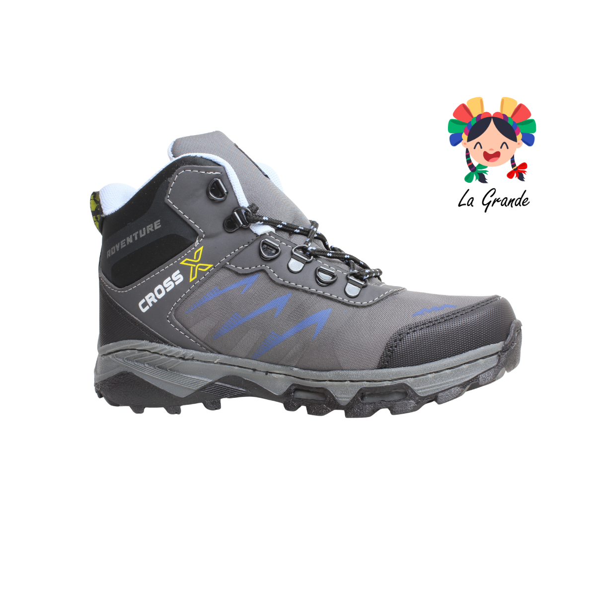 026 CROSS X Negro Oxford Bota de Montaña para Caballero