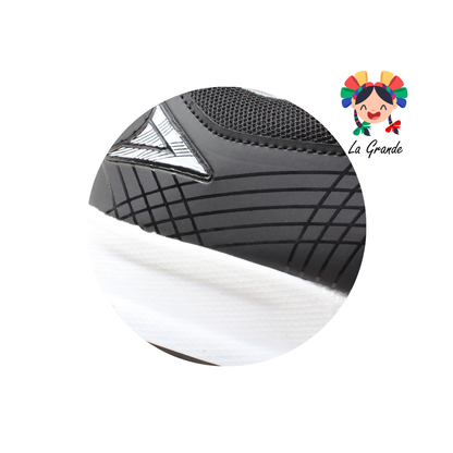 030 PRISMA Negro Blanco Tenis Deportivo para Caballero