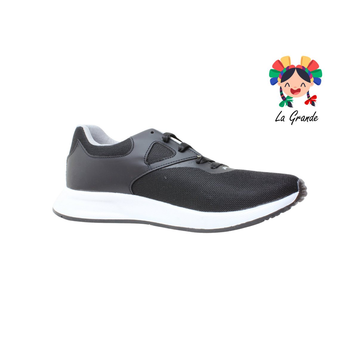 030 PRISMA Negro Blanco Tenis Deportivo para Caballero