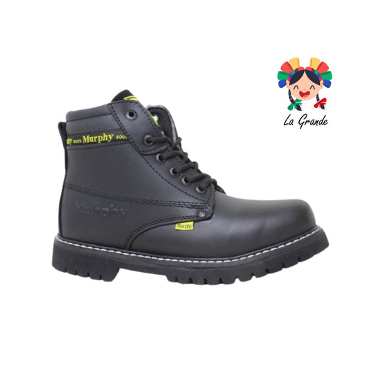 031 MURPHY Negro Napa Bota Casual para Caballero