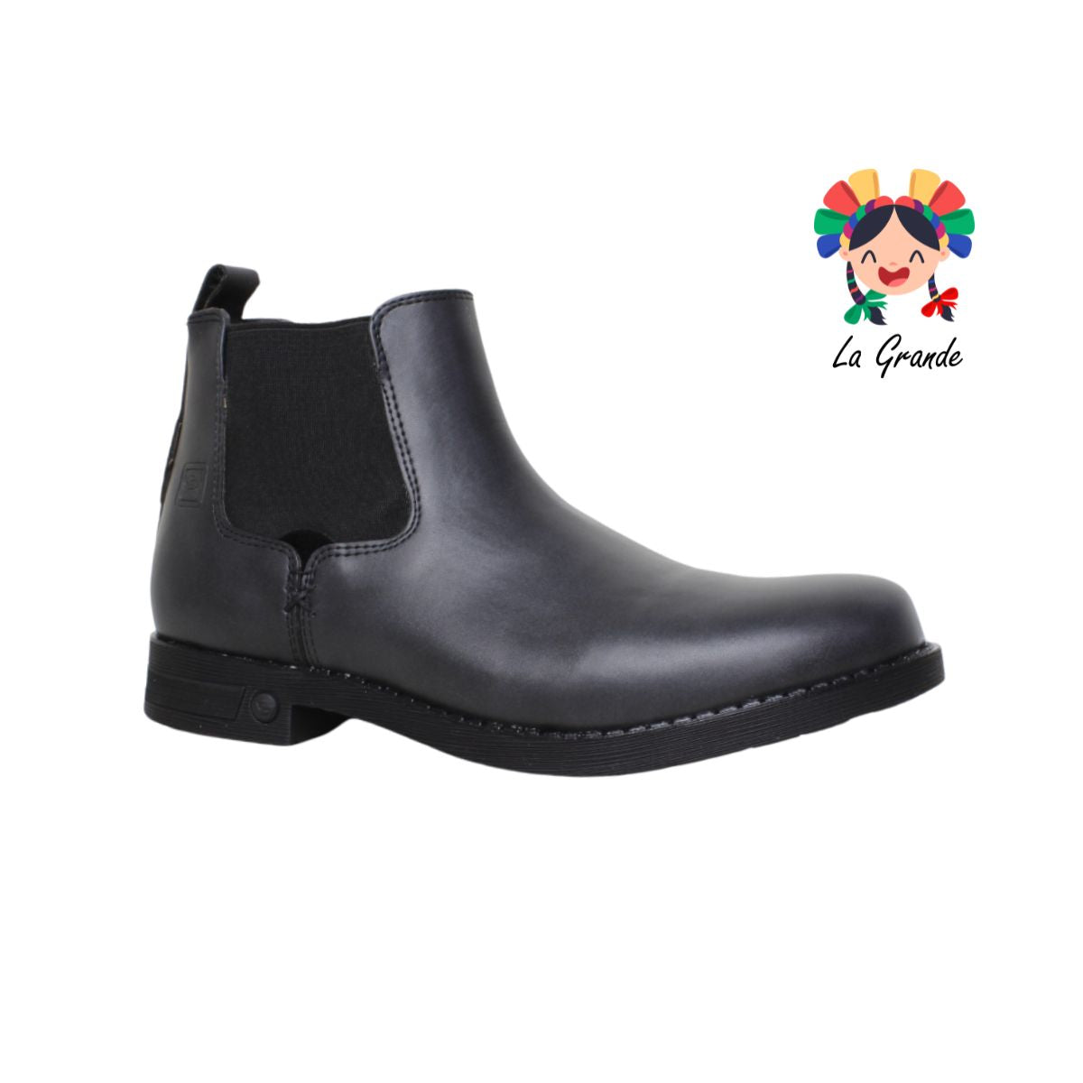 2351 CUSTOM Negro Atanado Bota Casual para Caballero