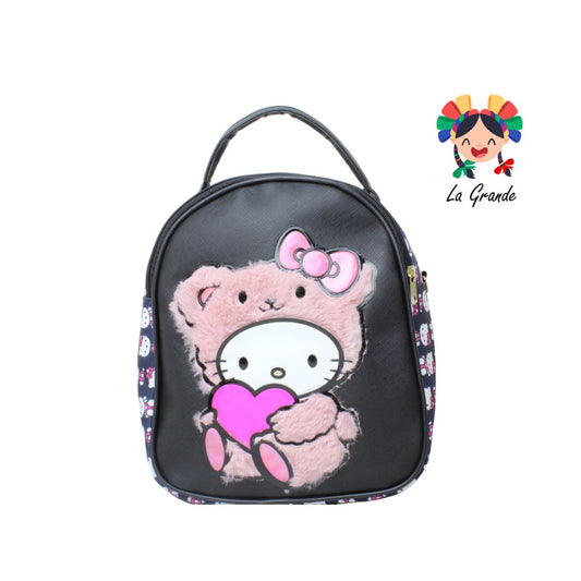 031 Mochila Negro Marino Hello Kit Casual para Dama