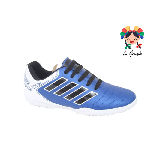 034 GATTUSO Rey Bco Ngo Tenis Fútbol Rápido para Niño y Niña