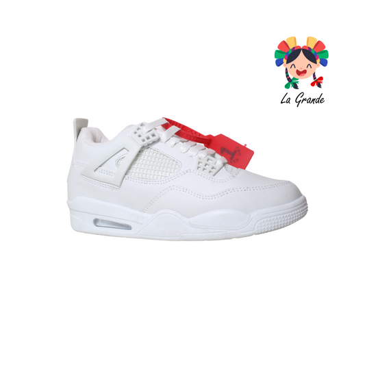 03 CASH ONE Blanco Blanco Tenis Casual para Dama, Joven y Caballero