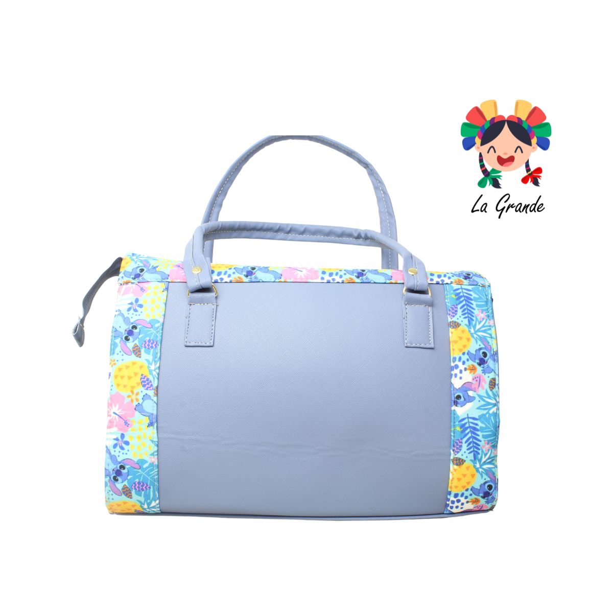 040 Maleta Mezclilla Multi Stich Casual para Dama
