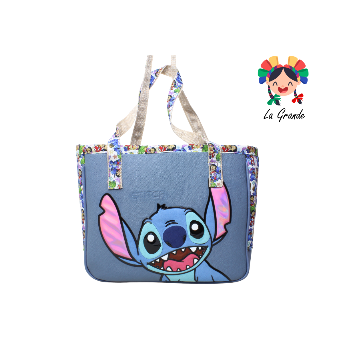 040 Maleta Azul Lilo Stish Casual para Dama