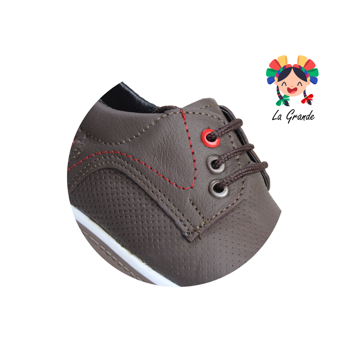 410 PERIQUIN Cafe Camel Napa Casual para Niño