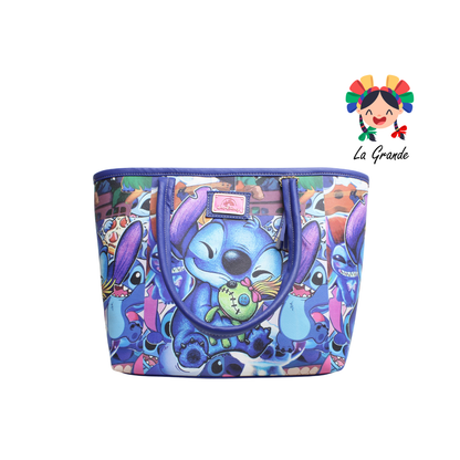 041 STICH Maleta Azul Rey Casual para Dama