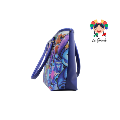 041 STICH Maleta Azul Rey Casual para Dama