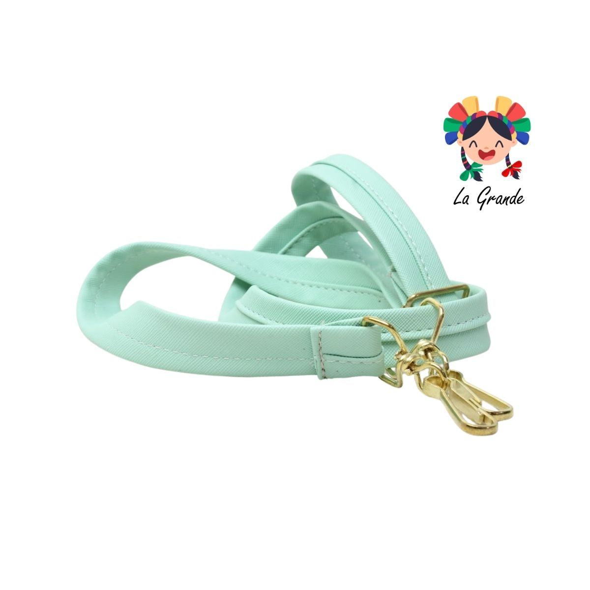 043 Bolsa Cajita Menta con Perlas Casual para Dama