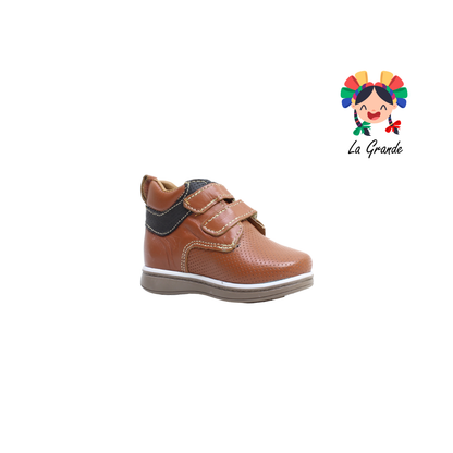 450 PERIQUIN Camel Negro Napa Casual para Bebé