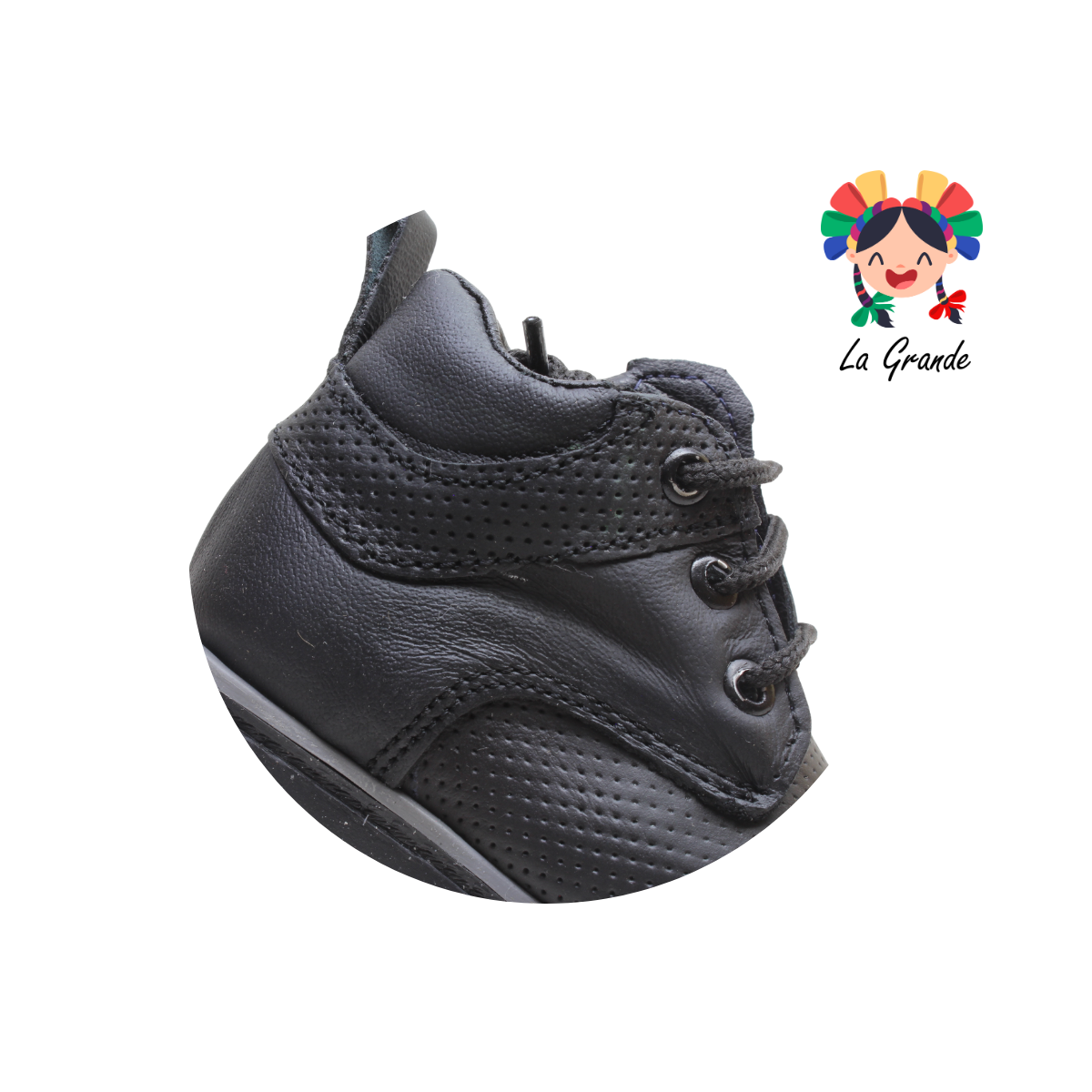 460 PERIQUIN Negro Negro Napa Casual para Bebé