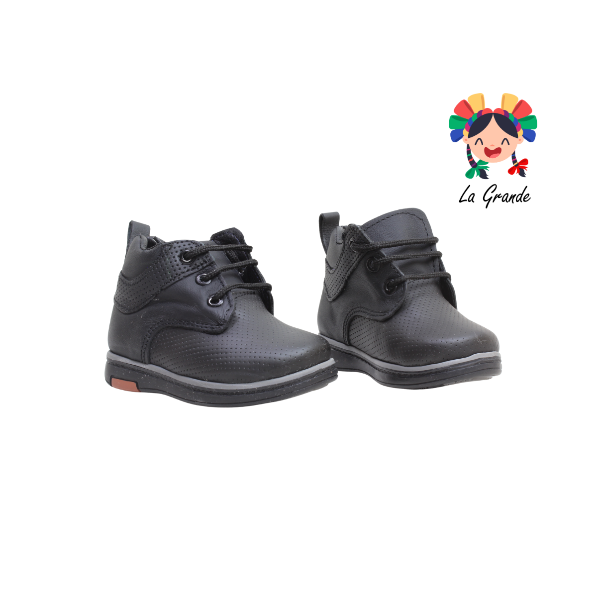 460 PERIQUIN Negro Negro Napa Casual para Bebé